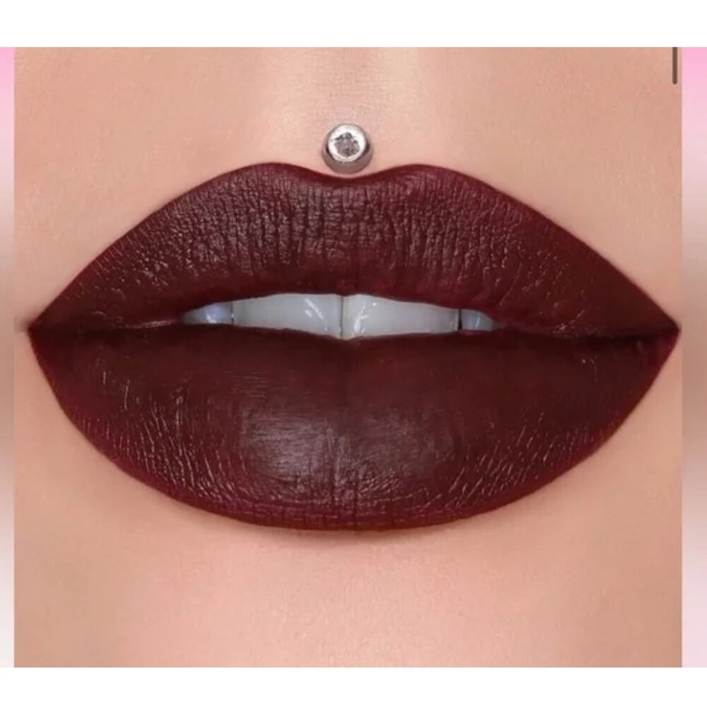 Jeffree Star Velvet Trap Matte Lipstick    (Hot Pink Box) Communion Wine